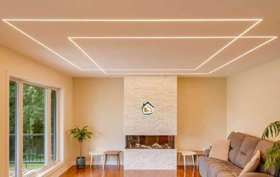 نور پردازی و لاین نوری و لوستر و هالوژن با شیراز دیزاین